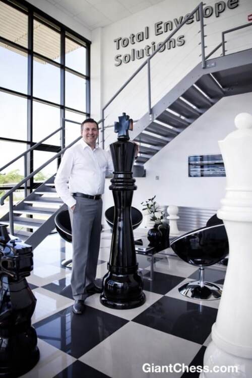 72" Sets giant teak chess photo
